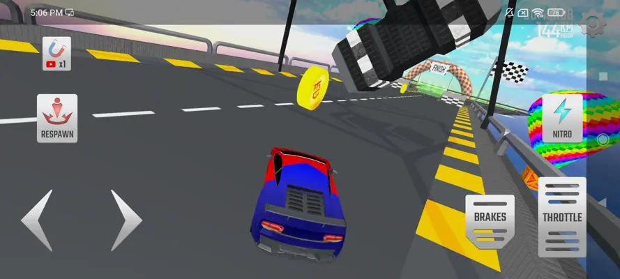 Mega Ramp Car android App screenshot 2